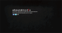 Desktop Screenshot of aboundmedia.com